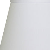 10" White Hardback Empire No Slub Lampshade
